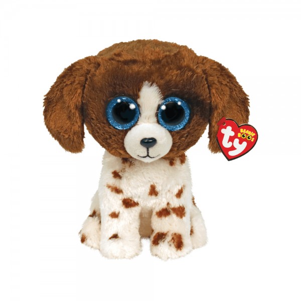 150027 Дитяча іграшка м’яконабивна TY Beanie Boo's 36487 Цуценя "MUDDLES" 25см