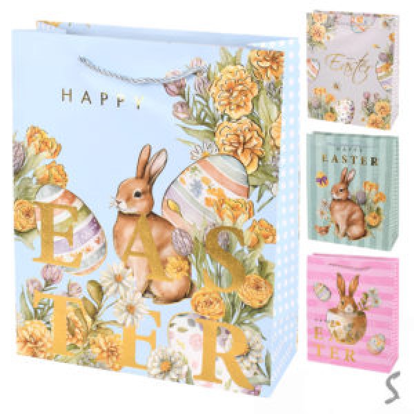 257422 Пакет подарунковий паперовий M "Easter" 26*32*10см R34566-M
