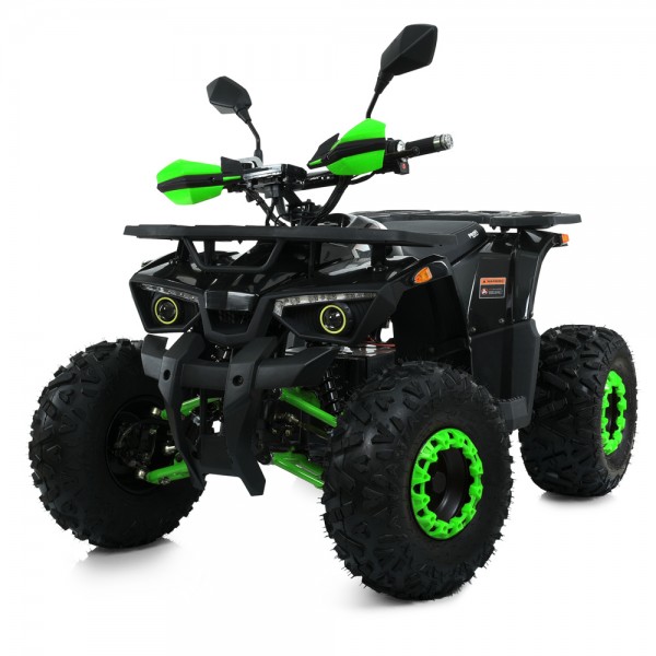 245898 Квадроцикл HB-EATV1450H-2-5(2)(MP3) мотор 1450W безщітк, 5акум 12V/20AH, муз, ВТ, SD, чорно-зелений