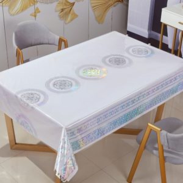 254032 Клейонка рідке скло з голографічним малюнком Laser 1.37*20м MA-5875