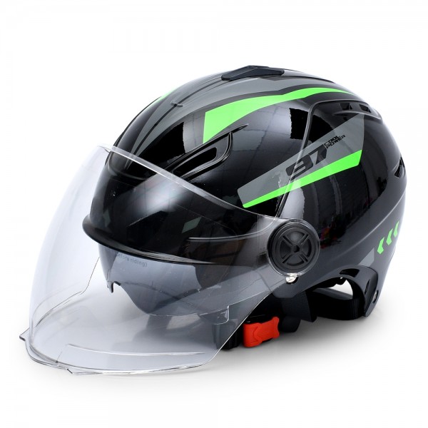 220280 Шолом дорослий MAS 1027-1 розмір:універсал, 8 отворів, засув-слайдер, чорний, кор.,35,5-23,5-25,5см