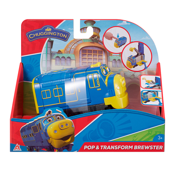 186048 CHUGGINGTON: паровозик Брюстер "Грай і трансформуй"