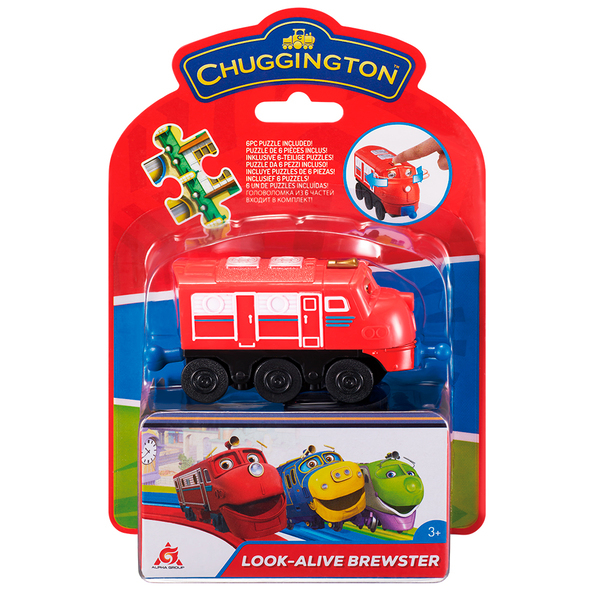 186050 CHUGGINGTON:паровозик Вілсон з механічною функцією та пазлом