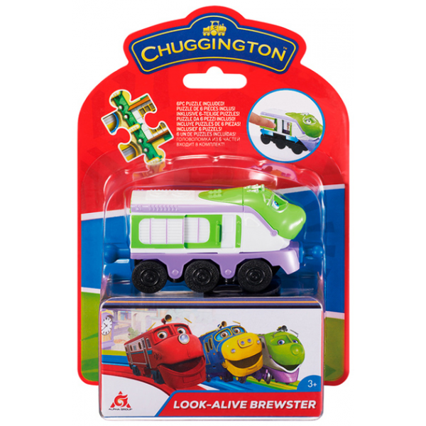 186053 CHUGGINGTON:паровозик Коко з механічною функцією та пазлом