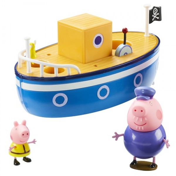 126516 Ігровий набір Peppa - МОРСЬКА ПРИГОДА (кораблик, 2 фігурки)