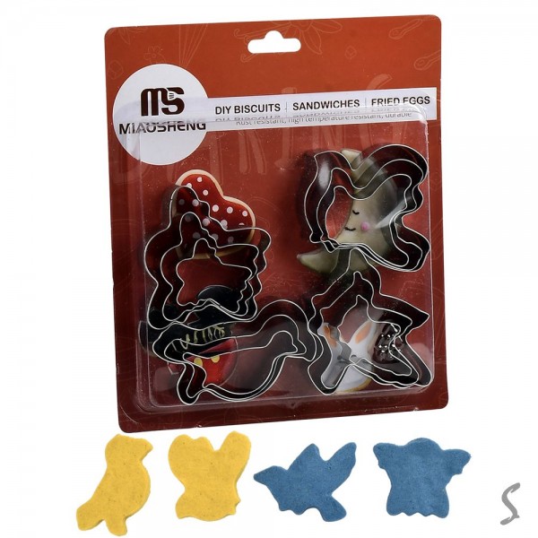 253953 Вирубки кондитерські для тіста та печива MS "Birds" 12шт/наб 16.5*24см R97585/R97574-11