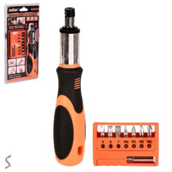 245684 Викрутка з насадками 9пр/наб R32201