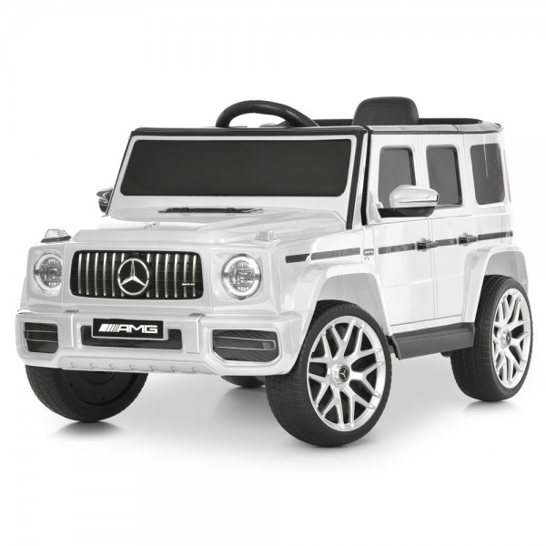 248020 Джип M 6236EBLR-1радіо/к2,4G,2мот30W,1акум.12V7AH,MP3,TF,BLUETOOTH,колEVA,шкір.сид.муз.світ.чох.біл