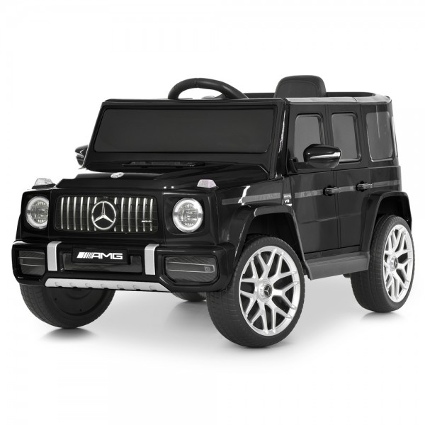 248021 ДжипM 6236EBLR-2 (1шт) радіо/к 2,4G,2мотори 30W,1ак.12V7AH,MP3,TF,BLUET,колEVA,шкір.сид.муз.світ.чор