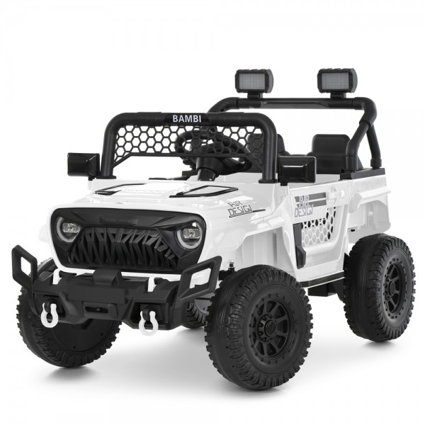 248026 Джип M 6325EBLR-1 2,4G радіокер.,1*12V9AH,2*25W,MP3,USB,BT,TF,EVA,шкіра,світло,білий