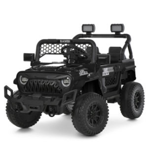 248027 Джип M 6325EBLR-2 2,4G радіокер.1*12V9AH, 2*25W,MP3,USB,BT,TF,EVA,шкіра,світло,музика,чорний