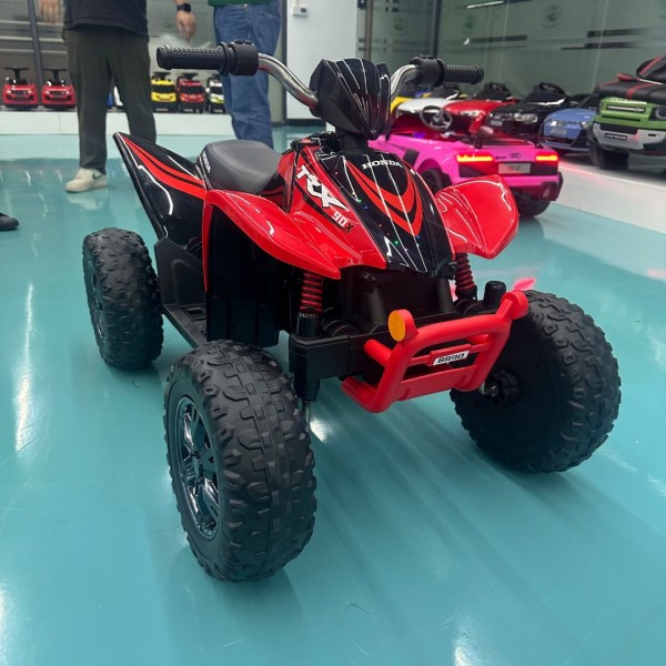 248035 КвадроциклM 6309EL-3.2мотор45W,1акум12V12AH,MP3,EVA,муз,світ,червоний