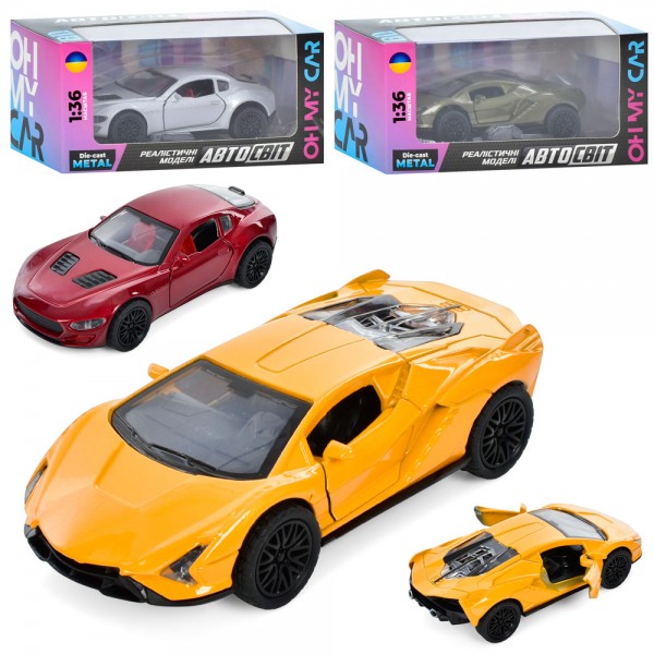 148378 Джип AS-2971 АвтоСвіт, 1:36,мет., інерц.,2 види(4 кольори),муз.,світло,бат.(табл.),кор.,15,5-7-6,5см