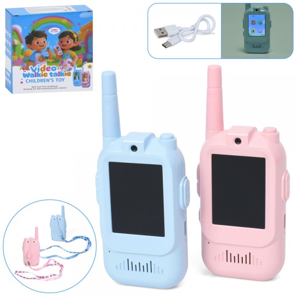 252064 Рація WT03 Pro відео та голосовий зв'язок,фото,акум,USB, корі,14-14,5-4см