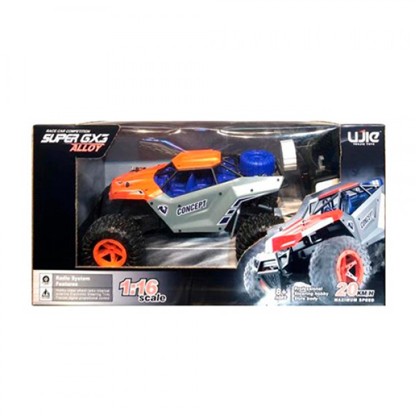 116276 Джип UJ99-P165 радіокер., акум., 1:16, гум. колеса, USB, 2 кольори, кор., 40,5-20-21,5 см.