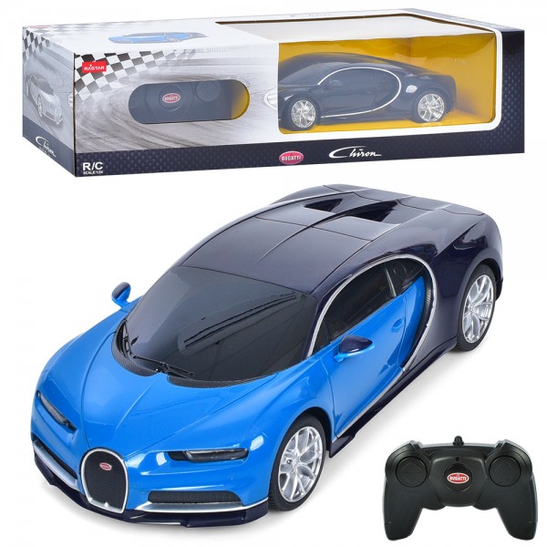 157126 Машина 76100 Bugatti, радіокер., 2,4G, 1:24, аморт., 2 кольори, бат., кор., 38-10-12 см.