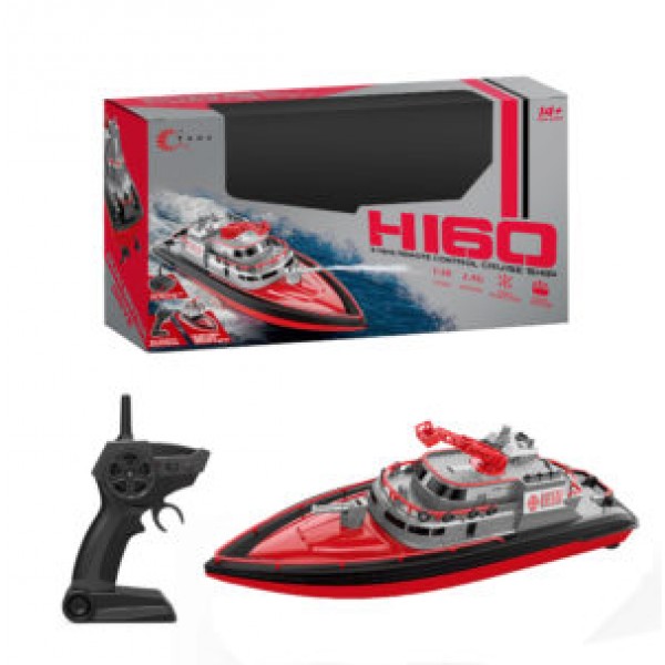 248607 Катер H160 (12шт) Р/К 2,4GHz, акум, USB-заряд, в кор-ці,