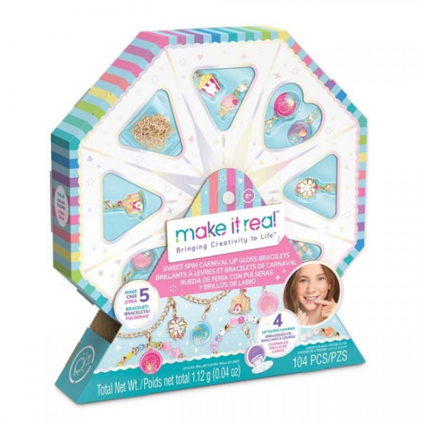 219354 Make it Real: Набір для створення шарм-браслетів "Солодкий карнавал"
