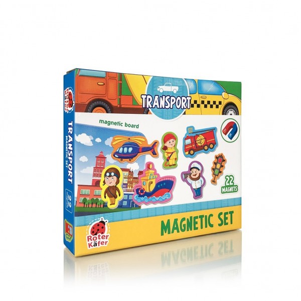 166738 Magnetic set "Transport" with board RK2090-04