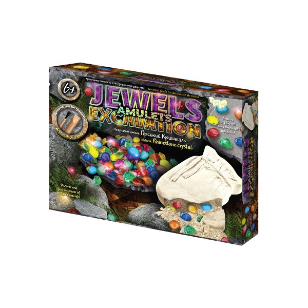 243839 Креативна творчість для проведення розкопок "JEWELS AMULETS EXCAVATION" камні (6)