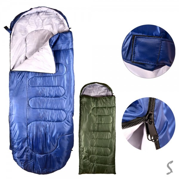 215025 Спальний мішок (190+30)*85см -10оС+10оС, WSI78263-85