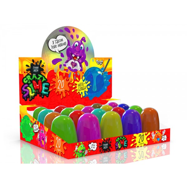 91748 В'язка маса "Crazy Slime" колба укр 