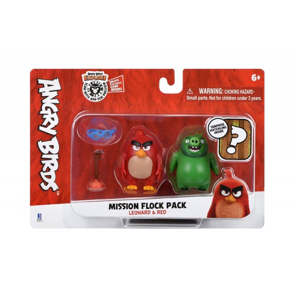 178869 Подарунковий набір Jazwares Angry Birds ANB Mission Flock Ред та Леонард