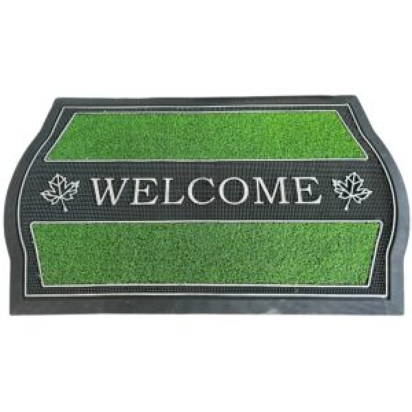 254509 Килимок придверний "Wellcome" 45*75см R35162-GR