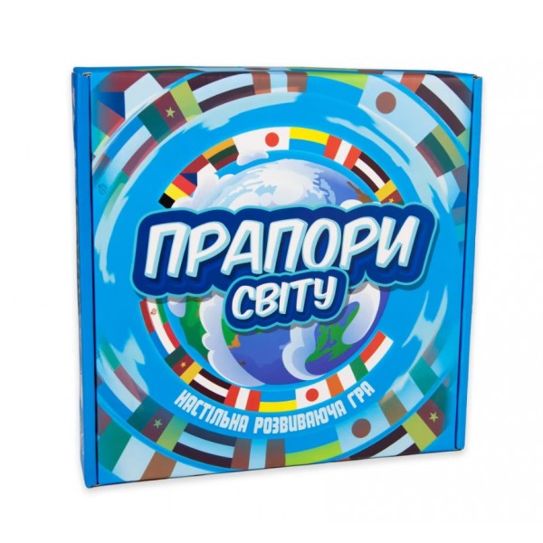 160584 Настільна гра Прапори світу Strateg навчальна українською мовою (30445)