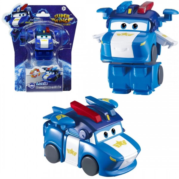 248575 Ігрова фігурка-трансформер Super Wings Transform-a-Bots Люсі (Lucie), 5см