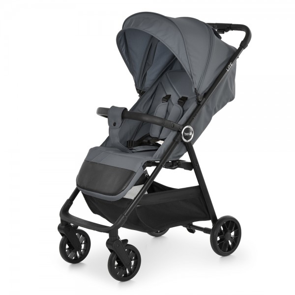 250546 Візок дитячий M 6317 LITE Dark Gray прогулянковий,книжка, алюміній, регул.спинки ремінь, темно-сірий