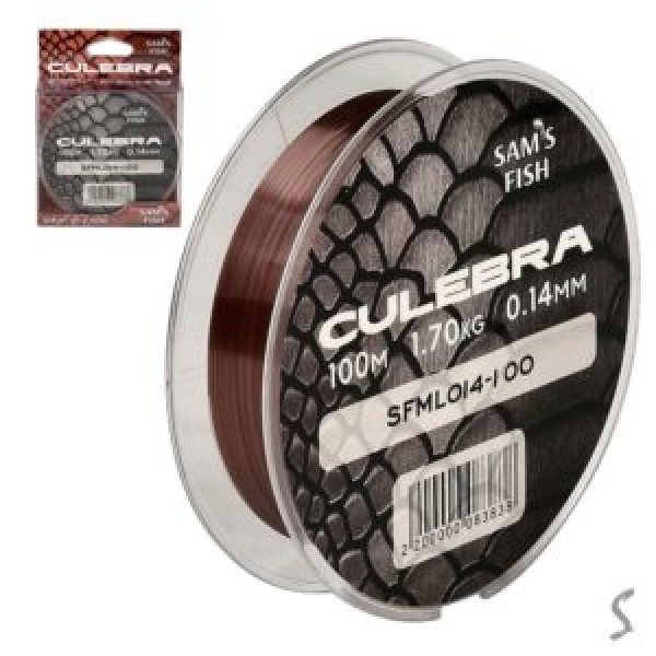 80903 Лiска "Culebra" 100м*0.14мм тест 1.7кг., SFML014-100 (200шт)
