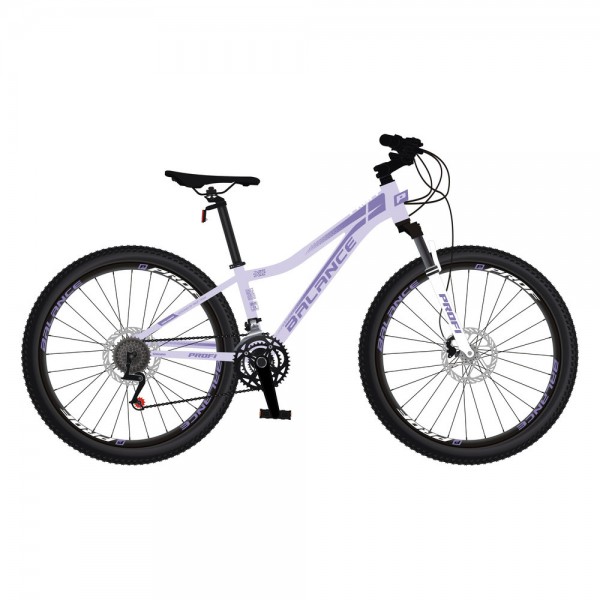 251002 Велосипед PROFI BALANCE 24 д. BL-2402 алюм.рама 11",SKD85%,SHIMANO 21SP,швидкознім.кол,світло-бузк.