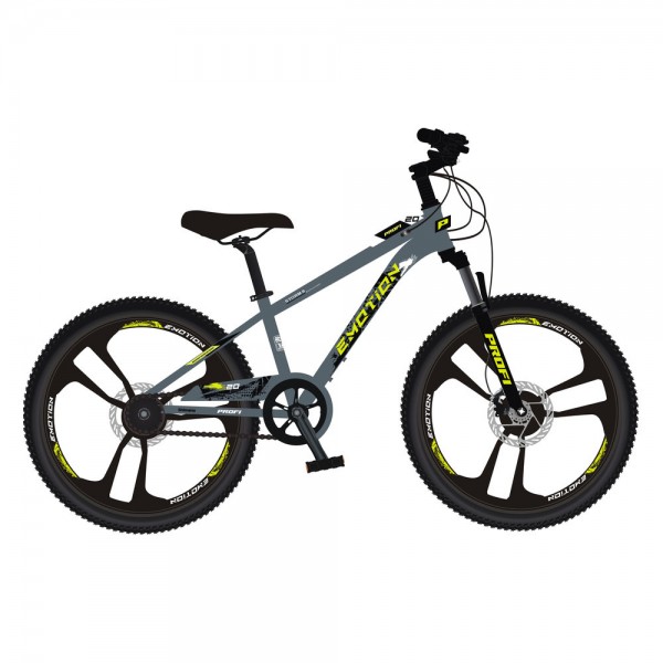251022 Велосипед PROFI EMOTION 20 д. ET-2003 алюм.рама 11",SKD85%,SHIMANO 21SP,магн.ободи.,сірий