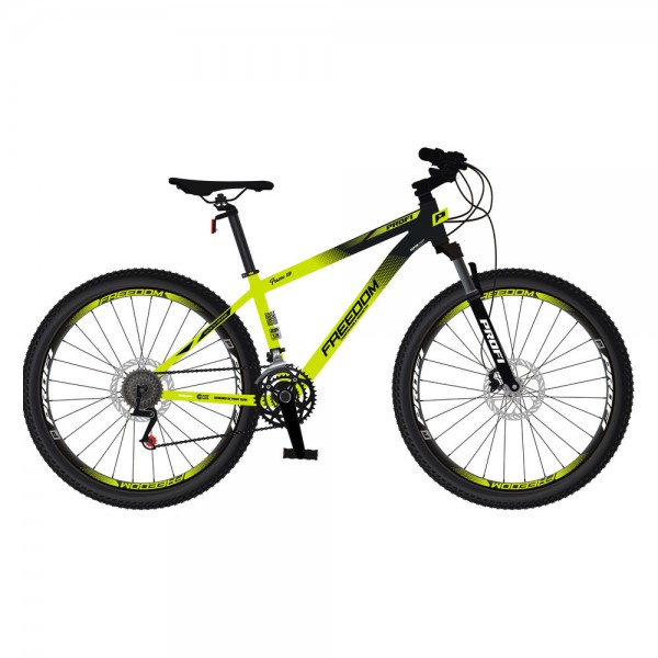 251025 Велосипед PROFI FREEDOM 26 д. FD-2601 алюм.рама 13",SKD85%,SHIMANO 21SP,швидкознім.кол.лайм