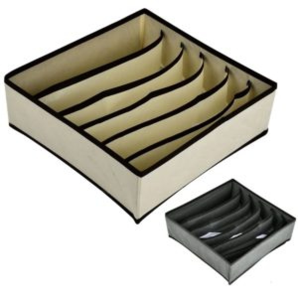 245603 Коробка-органайзер для зберігання білизни "Home" 6від 30*30*10см R94628-6