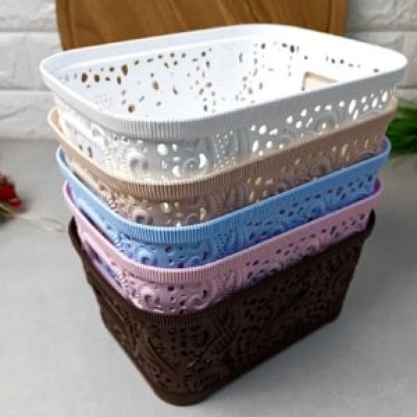 185922 Кошик-плетінка "Ажур" 18л 29.5*40*19см., PB-584