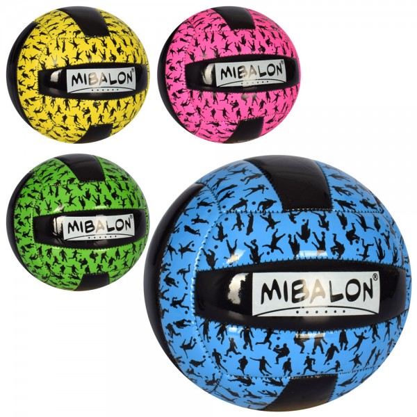 123553 М'яч волейбольний MS 3135 розмір 2, PU, 95-105г, 4 кольори, кул.