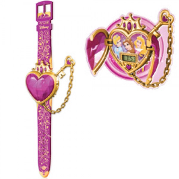 199647 Годинник DPRJ25 Disney Princess з чарівним ключем (місяць, дата, години, хвилини, секунди)