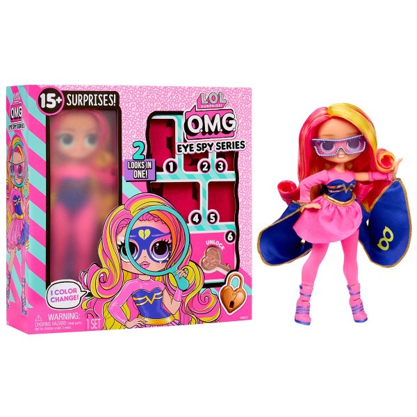 244597 Ігровий набір з лялькою L.O.L. SURPRISE! серії "O.M.G. Eye Spy" – СУПЕРГЕРОЙКА (з аксес.)
