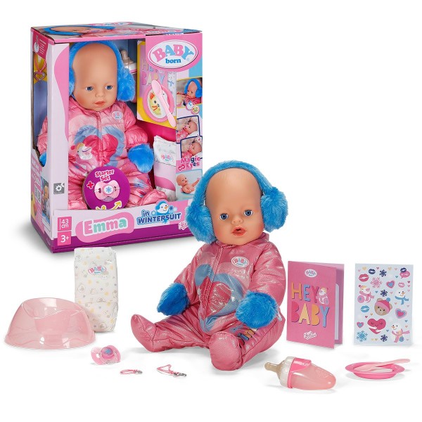 245025 Лялька BABY BORN – ЗИМОВА КРАСУНЯ ЕММА (43 см, з аксес.)
