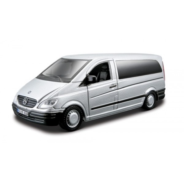 143328 Автомодель - MERCEDES-BENZ VITO (асорті сріблястий, чорний1:32)