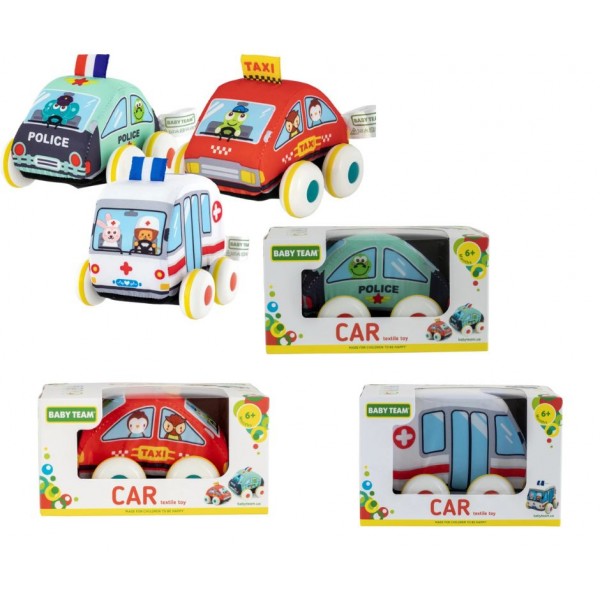 244134 Іграшка текстильна "Машинка", в асортименті