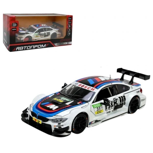 248149 Іграшка машина мет. АВТОПРОМ арт. 68256B(A) 1:24 BMW M4 ,бат, світ.,зв,відк.двері,капот, ко