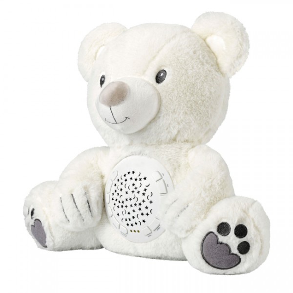 219402 Іграшка музична плюшева Funmuch БІЛИЙ ВЕДМЕДИК з проектором