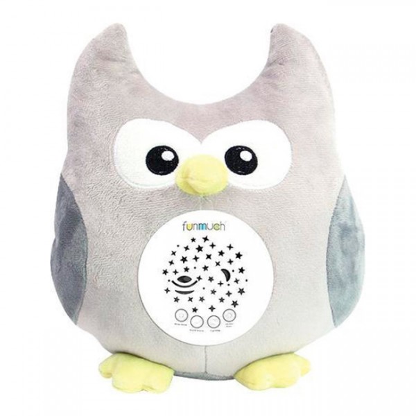 219406 Іграшка музична м'яка Funmuch СОВУШКА з проектором