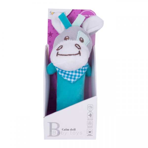 219375 Брязкальце-паличка м'яке Funmuch Віслючок