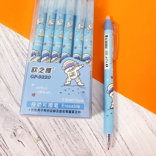 164581 Ручка гелева, синя, пиши-стирай, 0,5мм, GP-9220/75-5, Імп