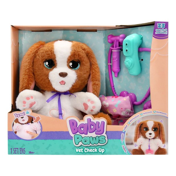 237299 Інтерактивний ігровий набір BABY PAWS – ЦУЦЕНЯ У ВЕТЕРИНАРА (з аксес.)