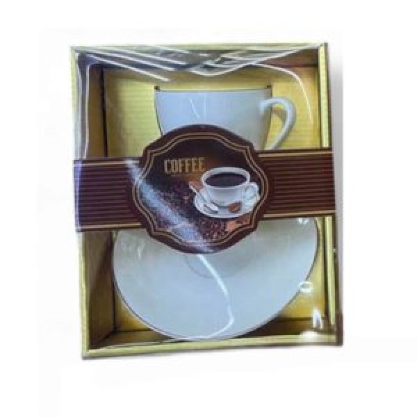 243347 Чашка з блюдцем "Coffee" 230мл R34230-3